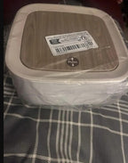 Classy Desktop Push Button Trash Bin