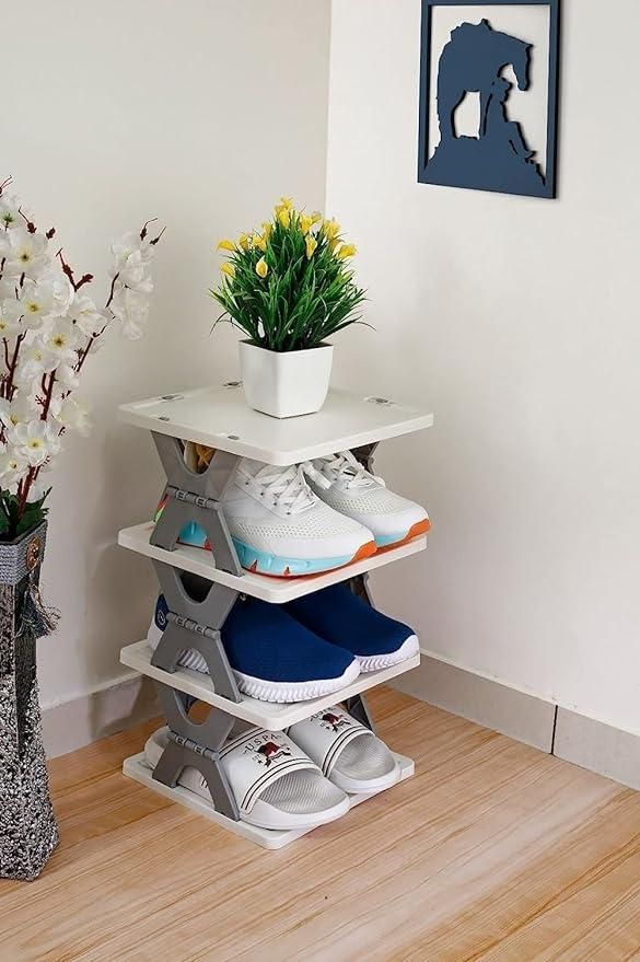 Foldable Space Saving Shoes Rack
