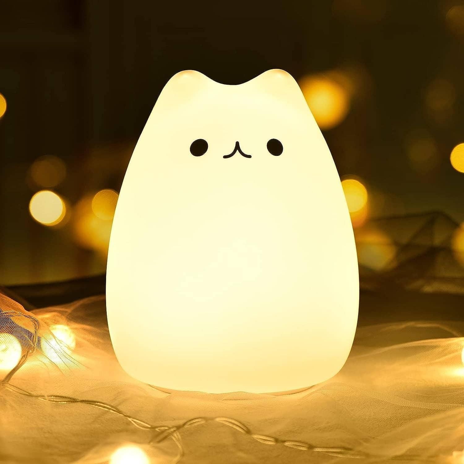 Little Cat Silicone Night Light
