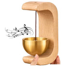 Wind bell hanging on door for positive and calming sound
